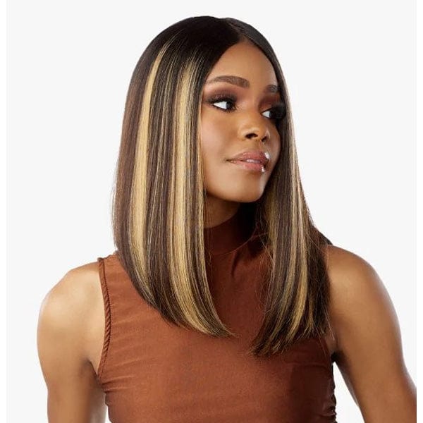 Sensationnel Human Hair Blend Lace Wigs Sensationnel Cloud9 What Lace Human Hair Blend 13x6 Frontal Lace Wig - SHIYANA 14″