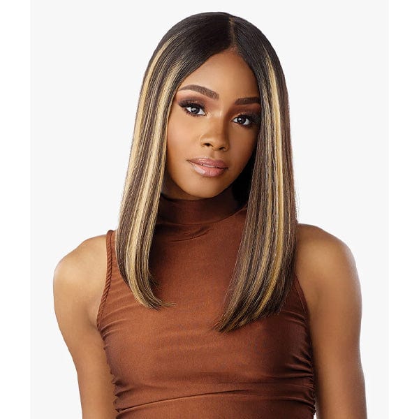 Sensationnel Human Hair Blend Lace Wigs Sensationnel Cloud9 What Lace Human Hair Blend 13x6 Frontal Lace Wig - SHIYANA 14″