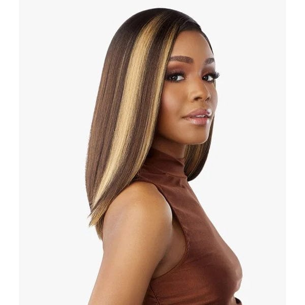 Sensationnel Human Hair Blend Lace Wigs Sensationnel Cloud9 What Lace Human Hair Blend 13x6 Frontal Lace Wig - SHIYANA 14″