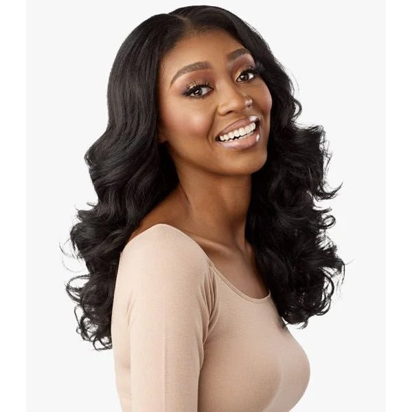 Sensationnel Kinky Edges Kinks & Co 13x6 HD Lace Front Wig - 13x6 KINKY BODY WAVE 18" - EgoWigs.com