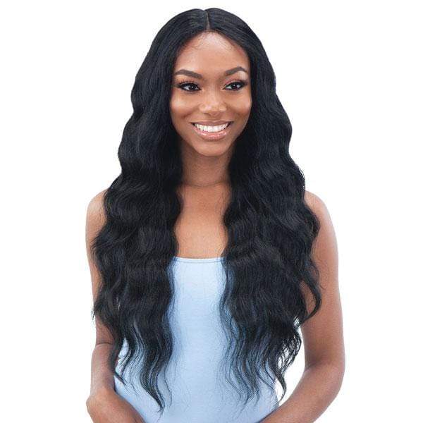 Shake N Go Organique Synthetic Lace Front Wig - HALO WAVE 28" - Clearance - EgoWigs.com-1