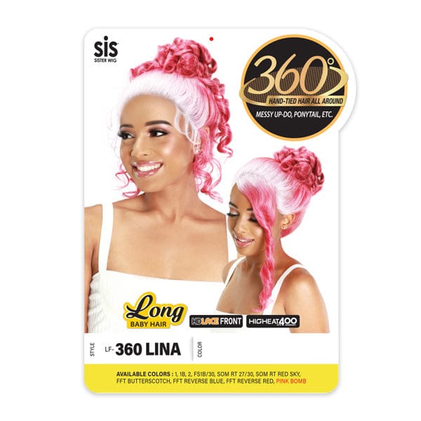 SoGoodBB.com Zury Sis Synthetic 360 HD Lace Frontal Wig - LF 360 LINA