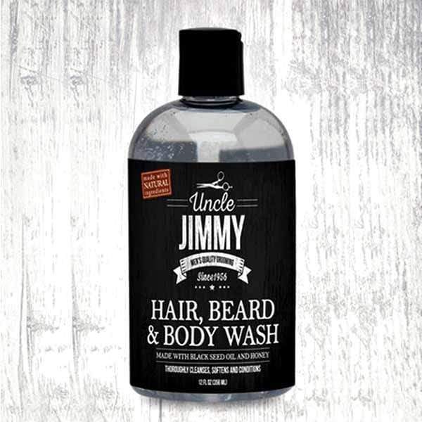 Uncle Jimmy - Hair Beard & Body Wash - 12oz - (C) - EgoWigs.com-12 fl oz