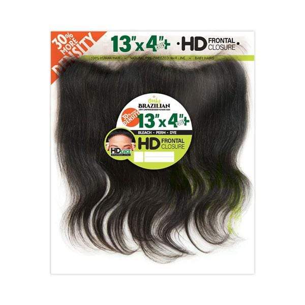 Zury Sis Only Brazilian Virgin Remy Closure - ONLY BRZ HD 13X4 CLOSURE S-BODY 12"~18" - EgoWigs.com-12"