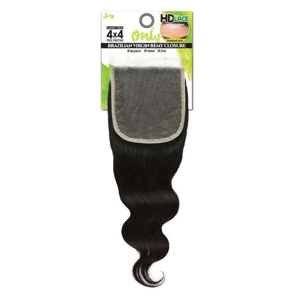 Zury 4X4 Full Lace Closure Zury Sis Only Brazilian Virgin Remy Closure - ONLY BRZ 4X4 CLOSURE S-BODY 10"~16"