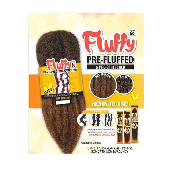 Zury Crochet Braid Zury Pre-Fluffed & Pre-Stretched Extra Long Braid 60" - FLUFFY SPRING TWIST