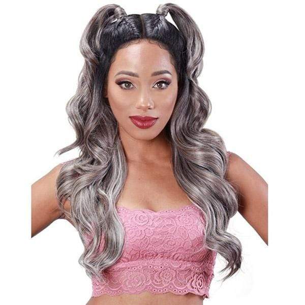 Zury Sis Beyond Synthetic Hair Twin Part Lace Front Wig - BYD TP LACE H BLAST - Clearance - EgoWigs.com-1