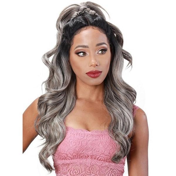 Zury Sis Beyond Synthetic Hair Twin Part Lace Front Wig - BYD TP LACE H BLAST - Clearance - EgoWigs.com-1