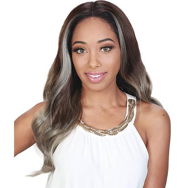 Zury Ear-To-Ear Lace Wigs Zury Sis Royal Synthetic Pre Tweezed Swiss Lace Front Wig - SW LACE H LADY