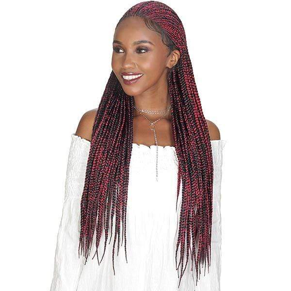 Zury Frontal Lace Wigs Zury Sis Diva Collection Synthetic Hair Lace Front Wig - DIVA LACE FULANI BOX 30