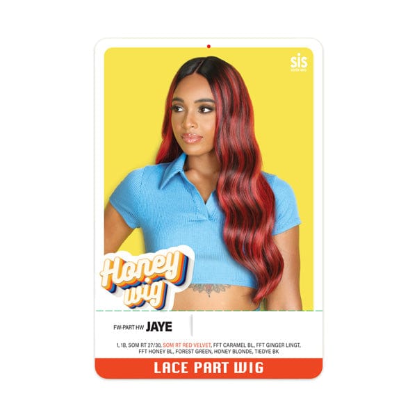 Zury Frontal Lace Wigs Zury Sis Honey Wig Synthetic HD Lace Part Wig - FW PART HW JAYE