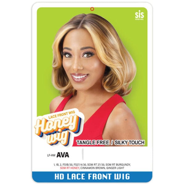 Zury Frontal Lace Wigs Zury Sis Honey Wig Synthetic HD Lace Part Wig - LF HW AVA