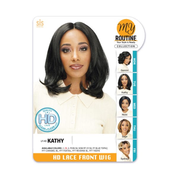 Zury Frontal Lace Wigs Zury Sis My Routine Synthetic HD Lace Front Wig - LF HD KATHY