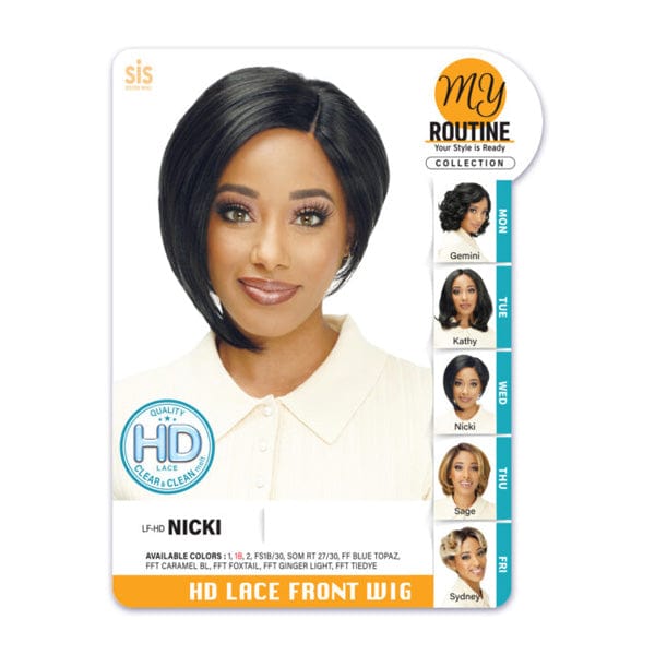 Zury Frontal Lace Wigs Zury Sis My Routine Synthetic HD Lace Front Wig - LF HD NICKI