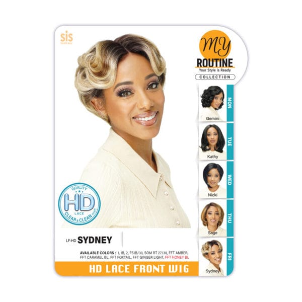 Zury Frontal Lace Wigs Zury Sis My Routine Synthetic HD Lace Front Wig - LF HD SYDNEY