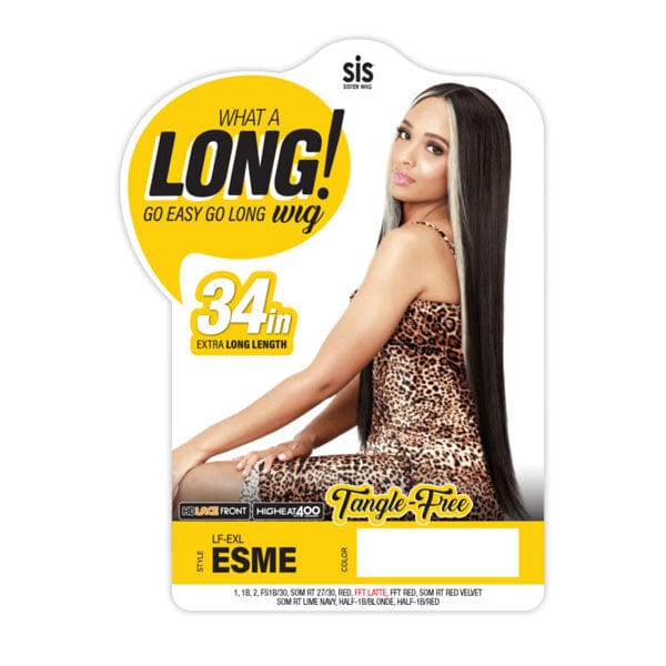 Zury Frontal Lace Wigs Zury Sis Synthetic Hair HD Lace Front Wig - LF EXL ESME