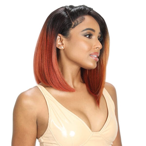 Zury Frontal Lace Wigs Zury Synthetic Half Up Down + SBang Lace Front Wig - LS SB KLOE