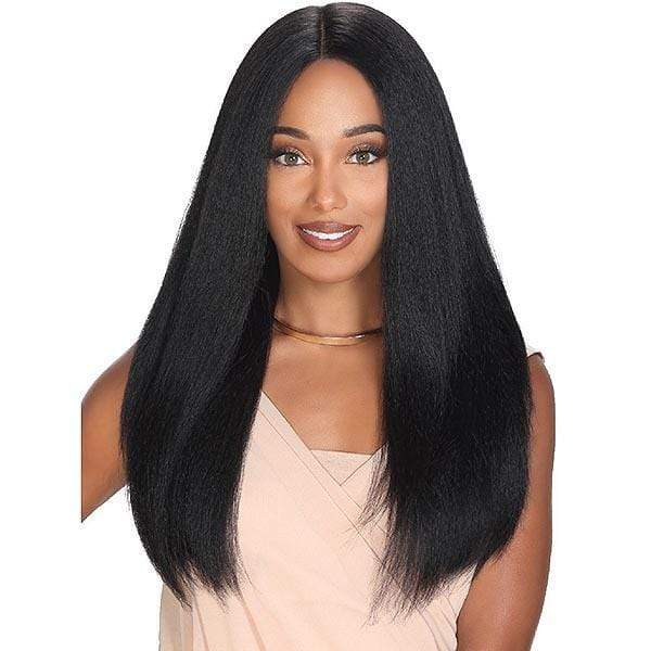 Zury Sis Prime Human Hair Natural Mix 4x4 Soft Swiss Lace Front Wig - PM FP LACE HAZEL - Clearance - EgoWigs.com-1