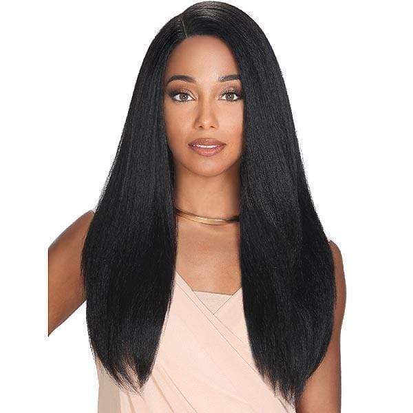 Zury Sis Prime Human Hair Natural Mix 4x4 Soft Swiss Lace Front Wig - PM FP LACE HAZEL - Clearance - EgoWigs.com-1