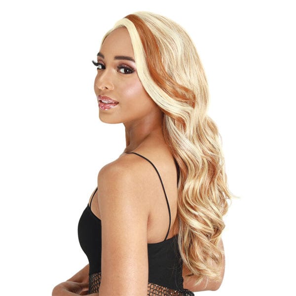 Zury Human Hair Blend Lace Wigs Zury Sis Human Hair Blend Natural Mix Glueless Lace Front Wig - PM LF HD CAMA