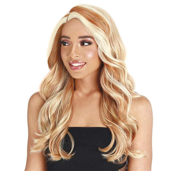 Zury Human Hair Blend Lace Wigs Zury Sis Human Hair Blend Natural Mix Glueless Lace Front Wig - PM LF HD CAMA