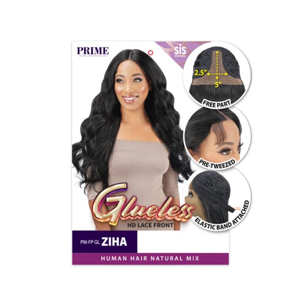 Zury Human Hair Blend Lace Wigs Zury Sis Prime Human Hair Blend Lace Front Wig - PM FP GL ZIHA