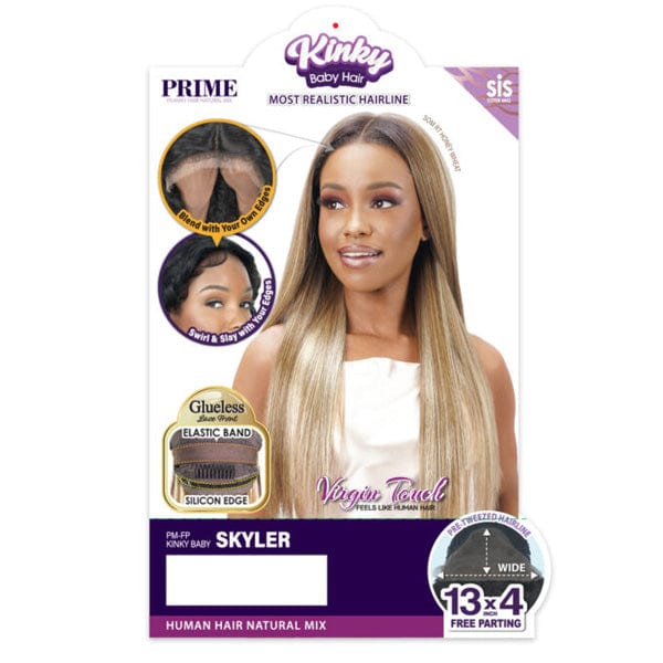 Zury Human Hair Blend Lace Wigs Zury Sis Prime Human Hair Blend Lace Front Wig - PM FP KINKY BABY SKYLER