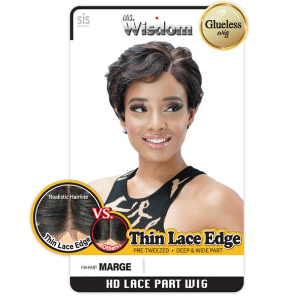 Zury Synthetic Wigs Zury Sis Ms. Wisdom Synthetic HD Lace Part Full Wig - FW PART MARGE