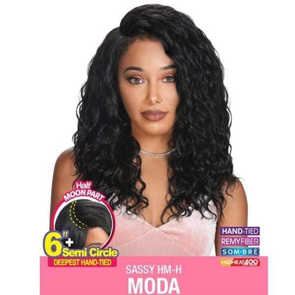 Zury Synthetic Wigs Zury Sis Synthetic Hair Moon Part Wig - SASSY HM-H MODA