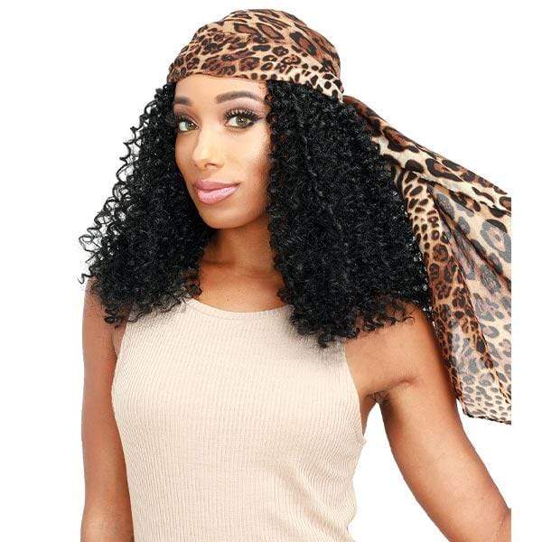 Zury Sis Synthetic Hair Scarf Wig - SF H CINTO - Clearance - EgoWigs.com-BK-#1B