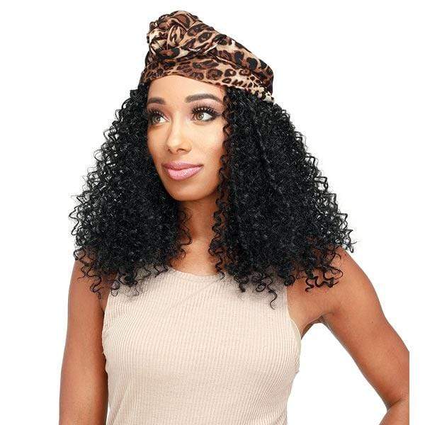 Zury Sis Synthetic Hair Scarf Wig - SF H CINTO - Clearance - EgoWigs.com-BK-#1B