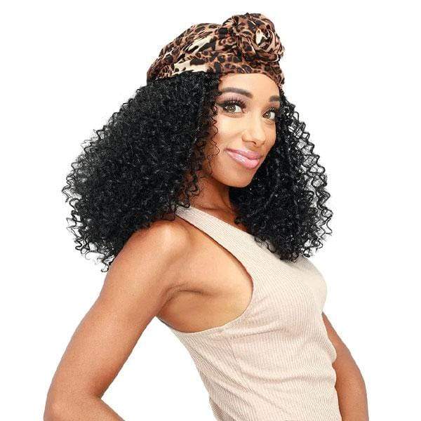 Zury Sis Synthetic Hair Scarf Wig - SF H CINTO - Clearance - EgoWigs.com-BK-#1B