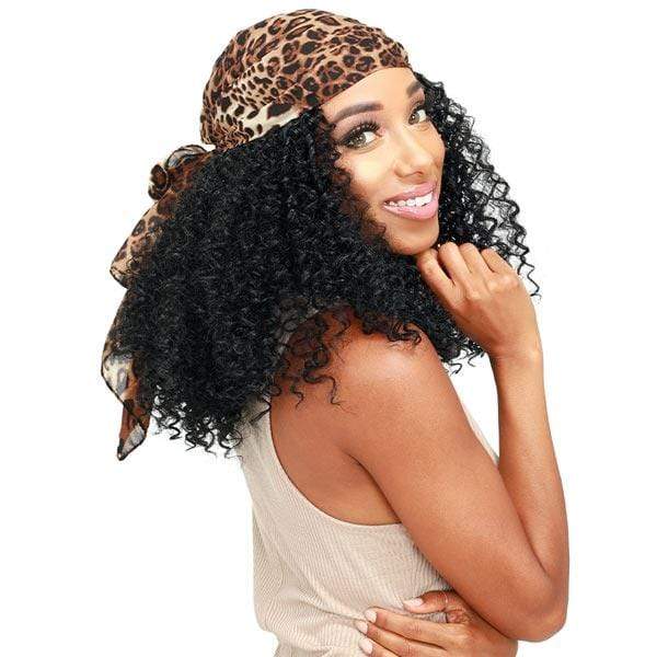 Zury Sis Synthetic Hair Scarf Wig - SF H CINTO - Clearance - EgoWigs.com-BK-#1B