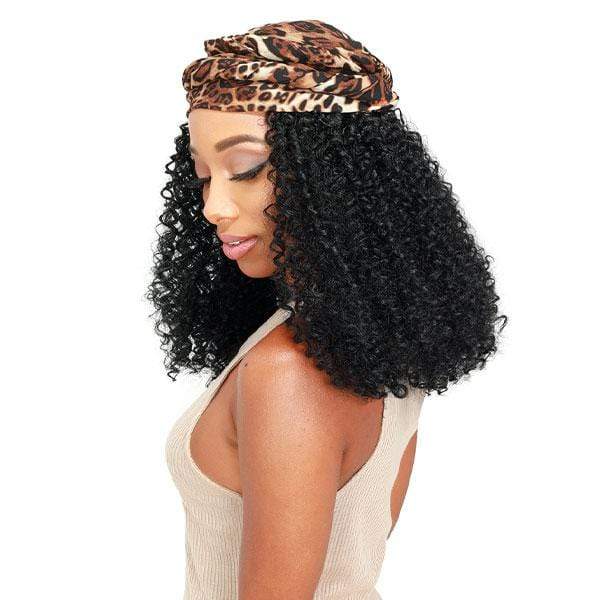 Zury Sis Synthetic Hair Scarf Wig - SF H CINTO - Clearance - EgoWigs.com-BK-#1B