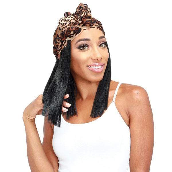 Zury Sis Synthetic Hair Scarf Wig - SF H TROY - Clearance - EgoWigs.com-BK-#1B