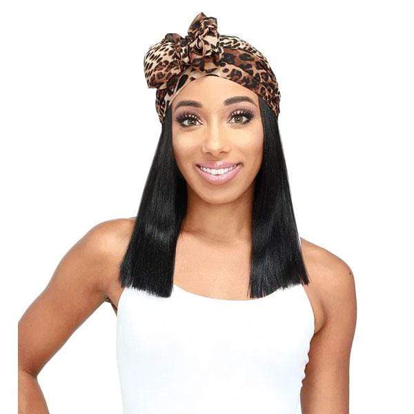 Zury Sis Synthetic Hair Scarf Wig - SF H TROY - Clearance - EgoWigs.com-BK-#1B