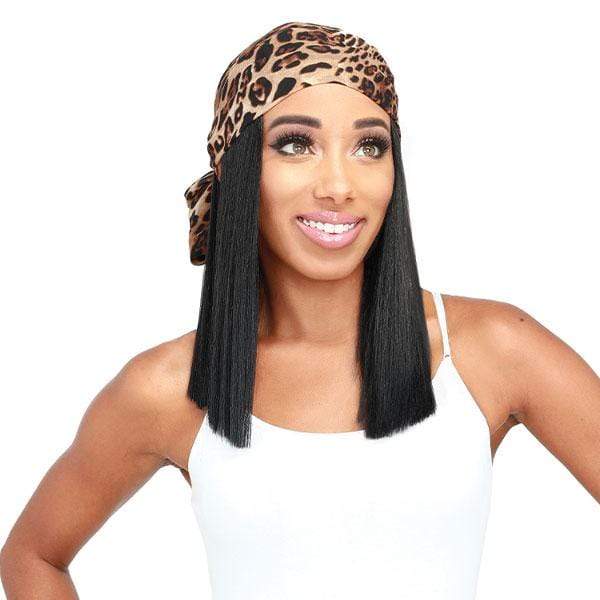 Zury Sis Synthetic Hair Scarf Wig - SF H TROY - Clearance - EgoWigs.com-BK-#1B